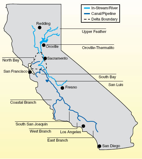 Ca Water Map
