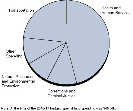 Health and Human Services Is Close to Half of Special Fund Spending