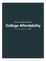 Trends in Higher Education: College Affordability
