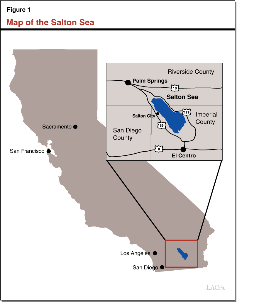 Figure 1 - Map of the Salton Sea