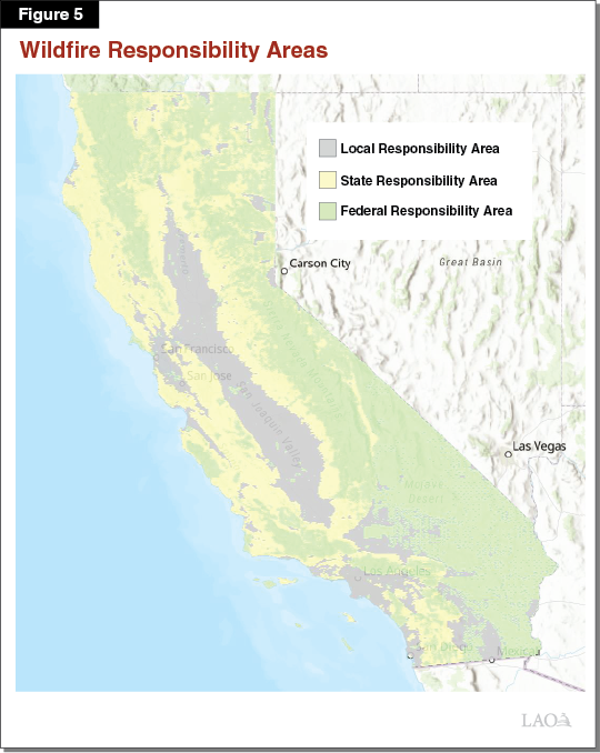 Figure 5 - Wildfire Responsibility Areas
